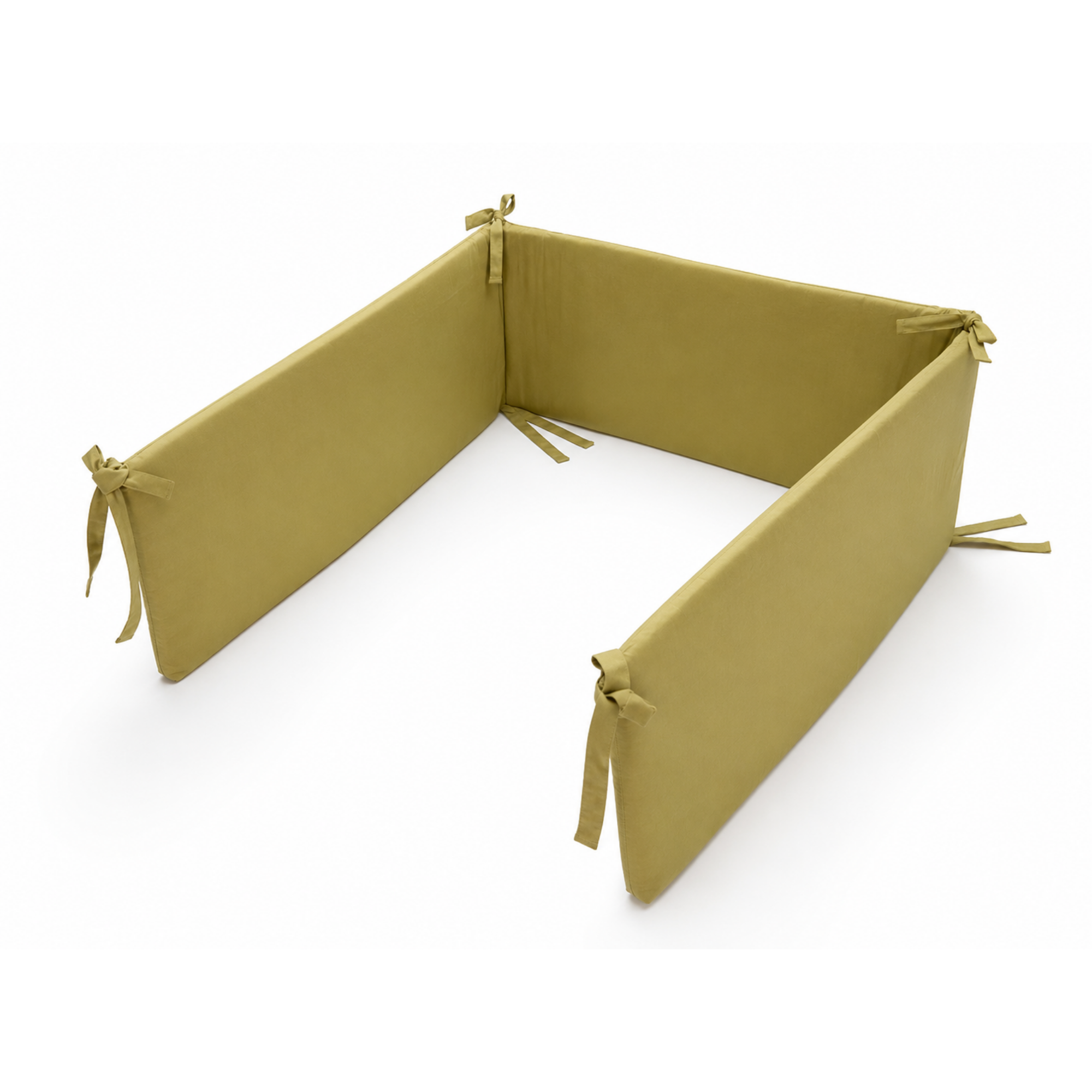 Protecție laterală pătuț copii din bumbac 100% – Verde – Maison G