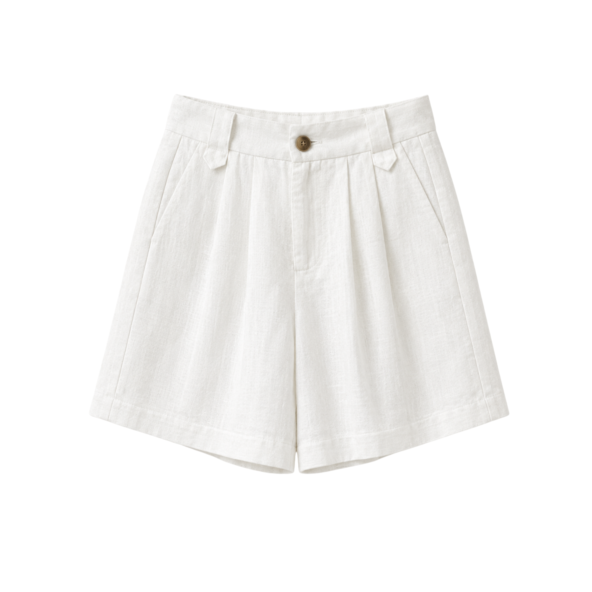 Pantaloni Scurți din In 100% pentru Femei  – Maison G