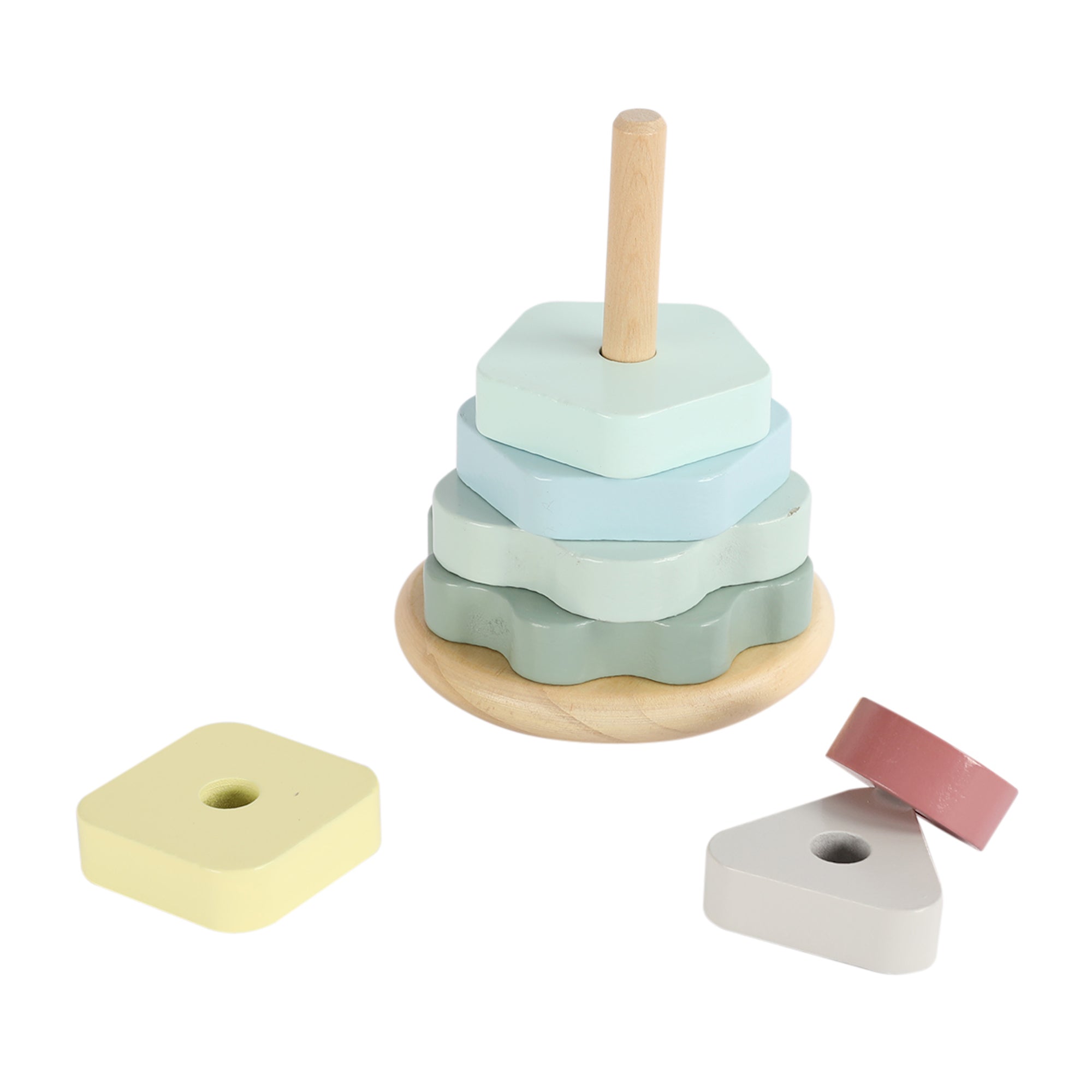 Set Montessori Senzorial 3 în 1 cu Girafă pentru Bebeluși – Dezvoltarea Simțurilor și a Motricității – Maison G