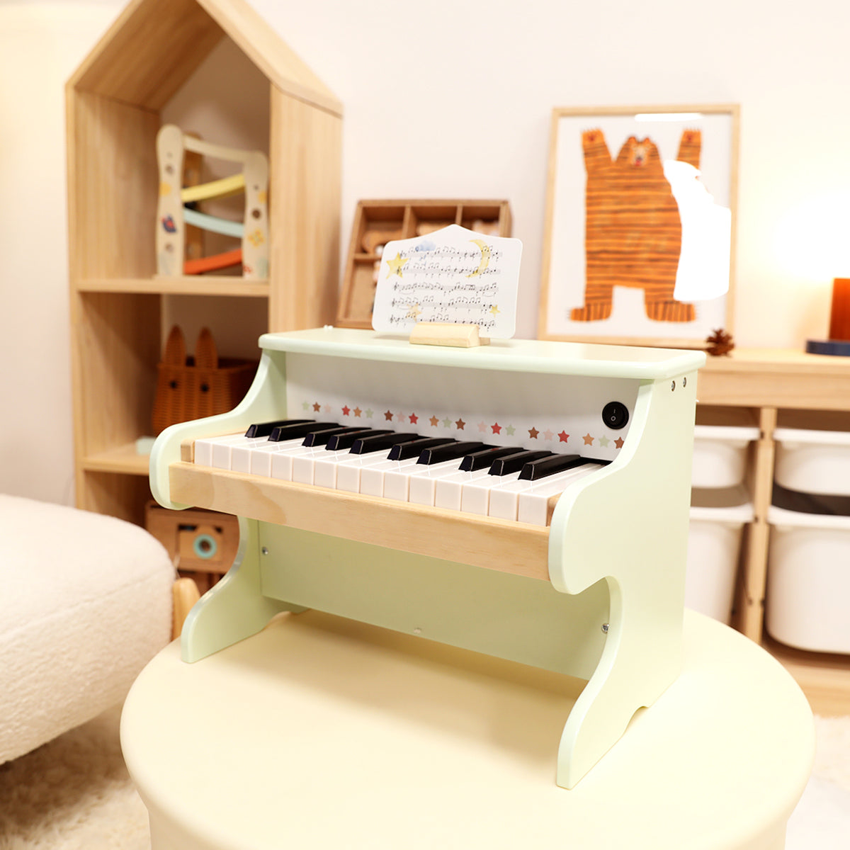 Pian Montessori din Lemn pentru Copii – Jucărie Muzicală Educativă – Maison G
