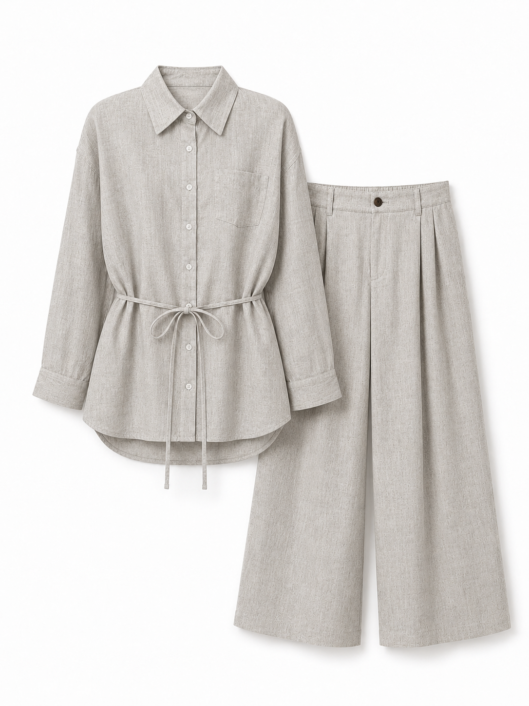 Pantaloni din In 100% pentru Femei  – Maison G