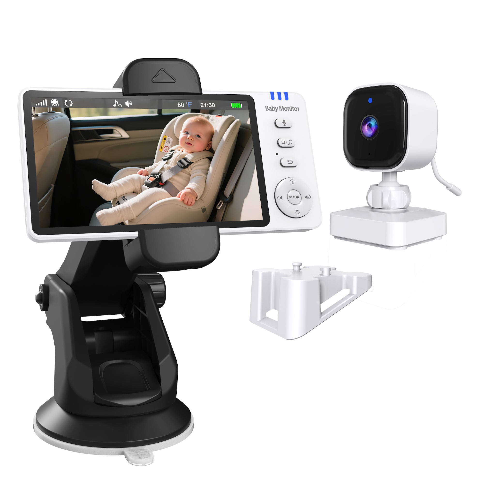 Monitor Video pentru Mașină cu Cameră pentru Scaun Auto – Siguranță și Monitorizare în Timp Real – Maison G